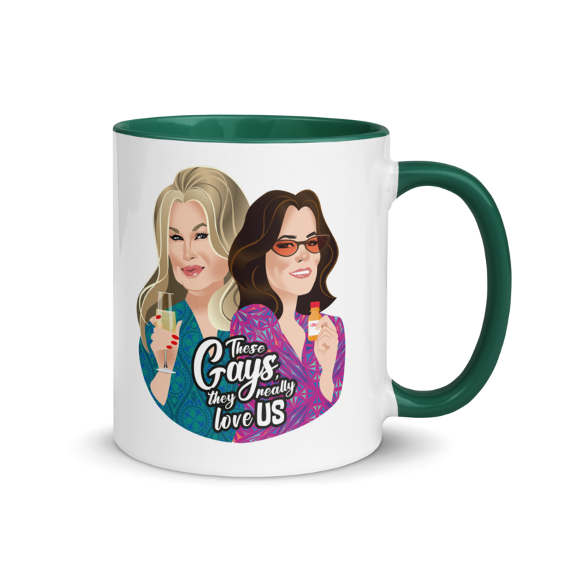 These Gays Love Us (Mug) - Dark Green