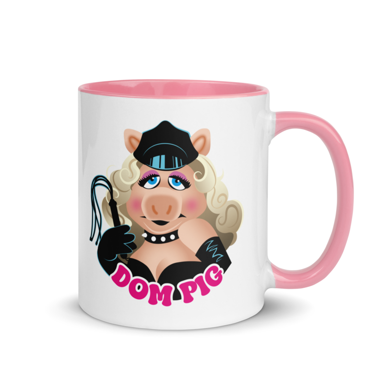 Dom Pig (Mug) - Pink