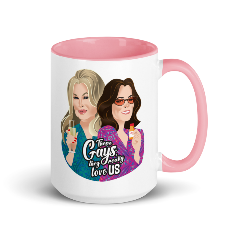 These Gays Love Us (Mug) - Pink