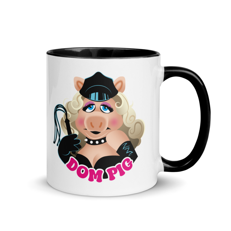 Dom Pig (Mug) - Black