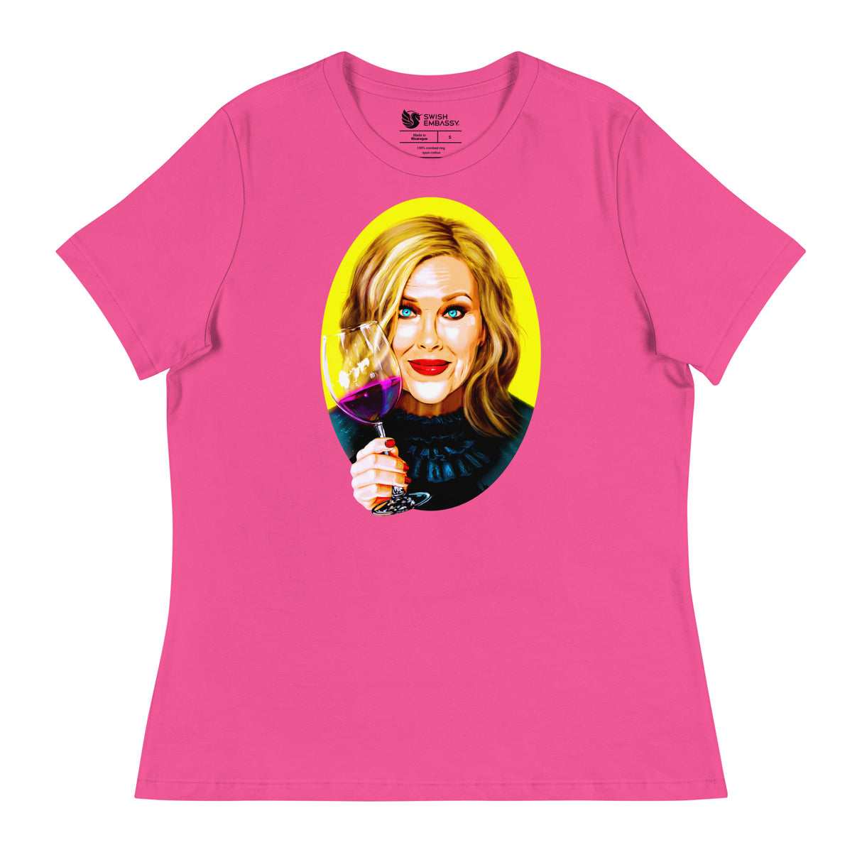 A Lotta Bit Chardonnay (Women's Relaxed T-Shirt)-Women's T-Shirts-Swish Embassy