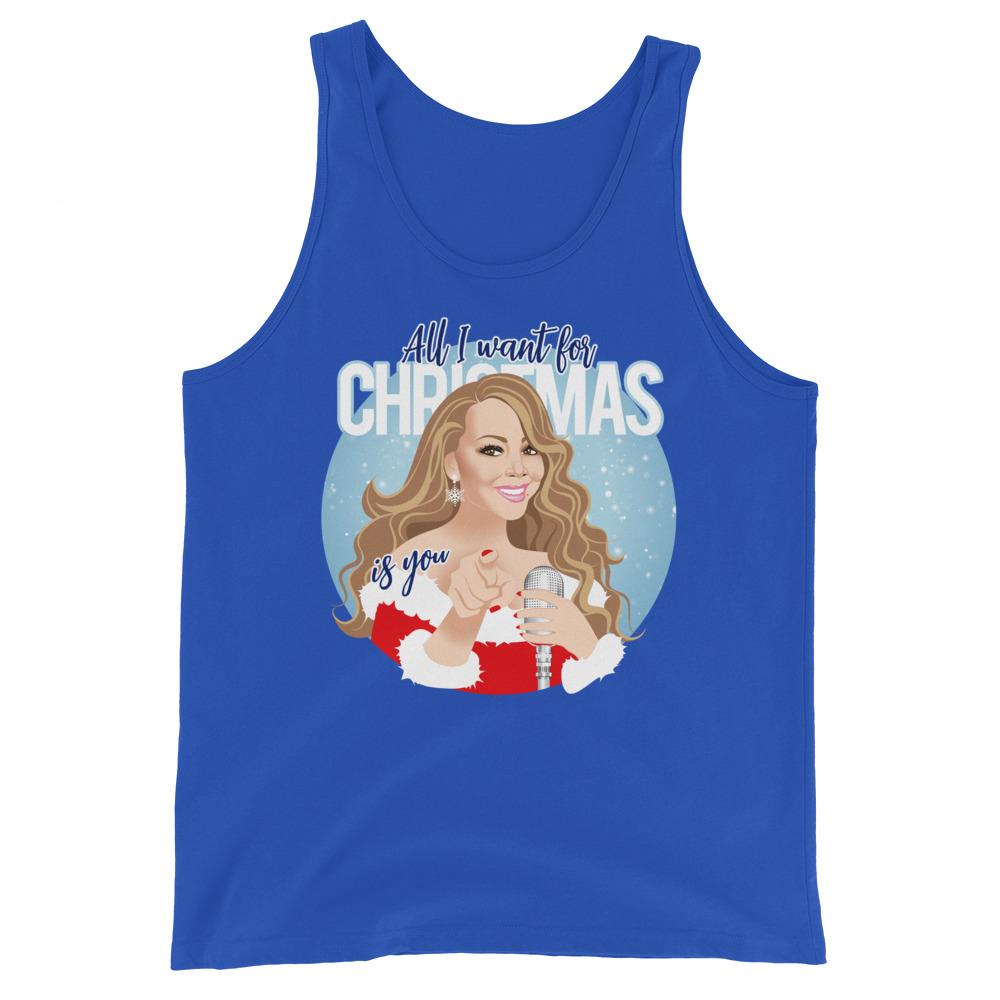 All I Want (Tank Top)-Christmas Tank Tops-Swish Embassy