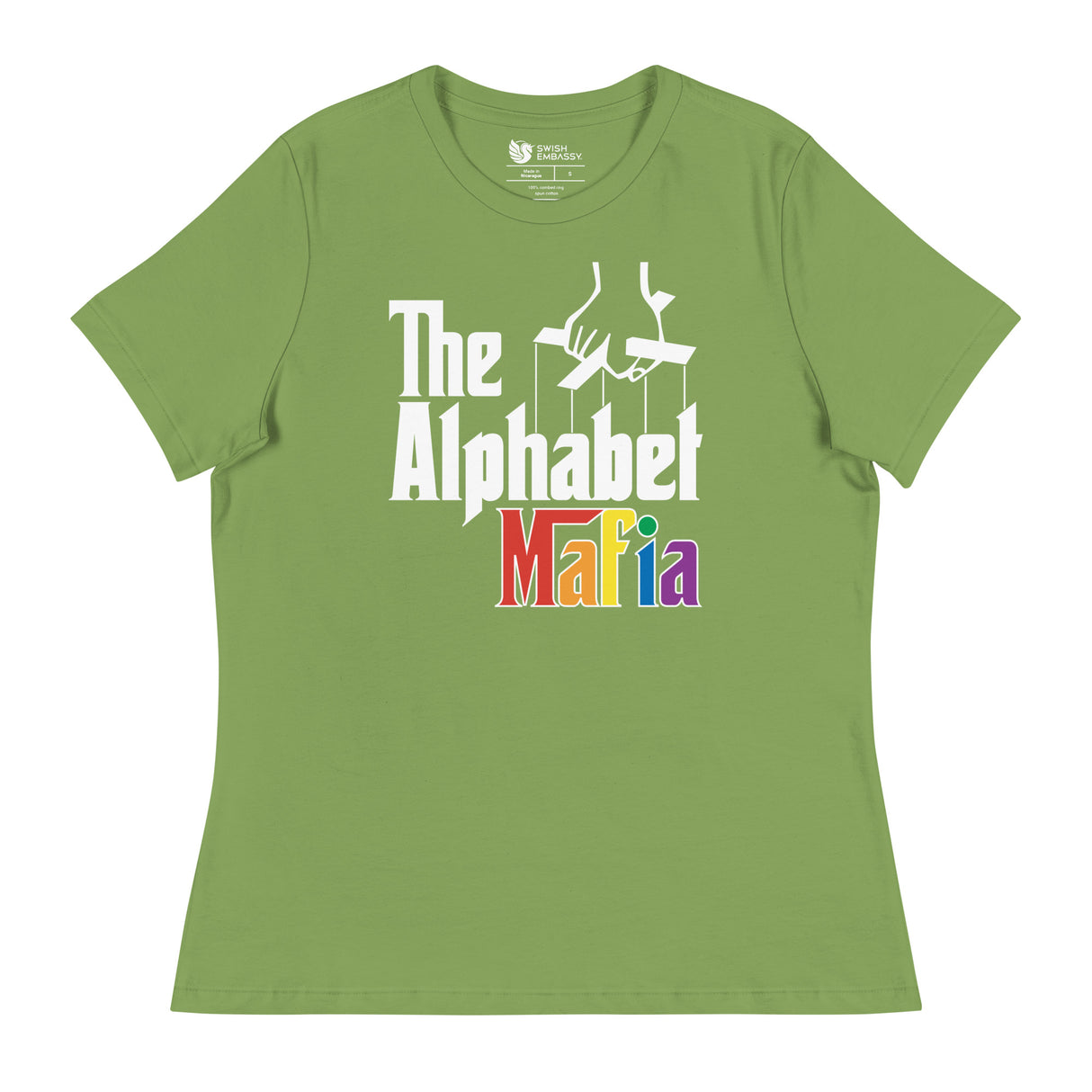 Alphabet Mafia (Women's Relaxed T-Shirt)-Women's T-Shirts-Swish Embassy