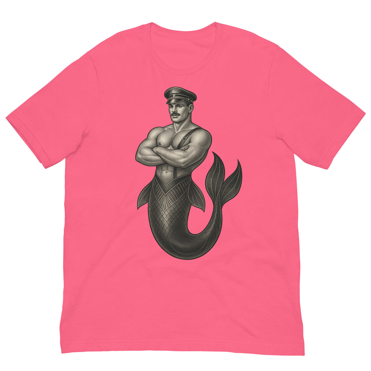 Art Deco Merman-T-Shirts-Swish Embassy