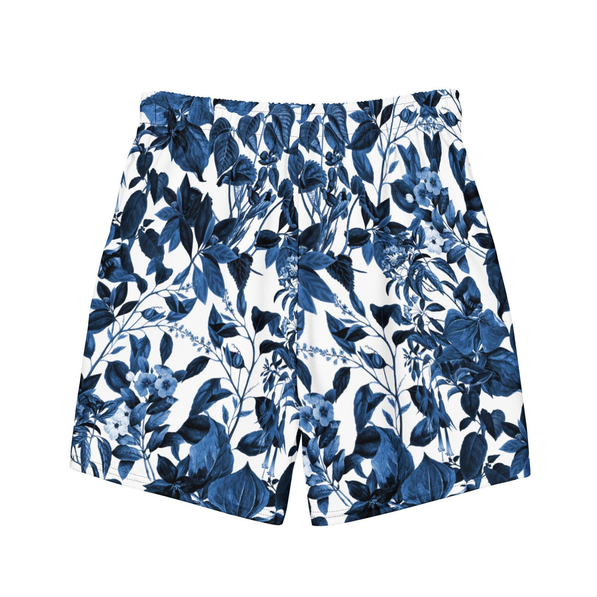 Blue Botanical (Swim Trunks)-Swim Trunks-Swish Embassy