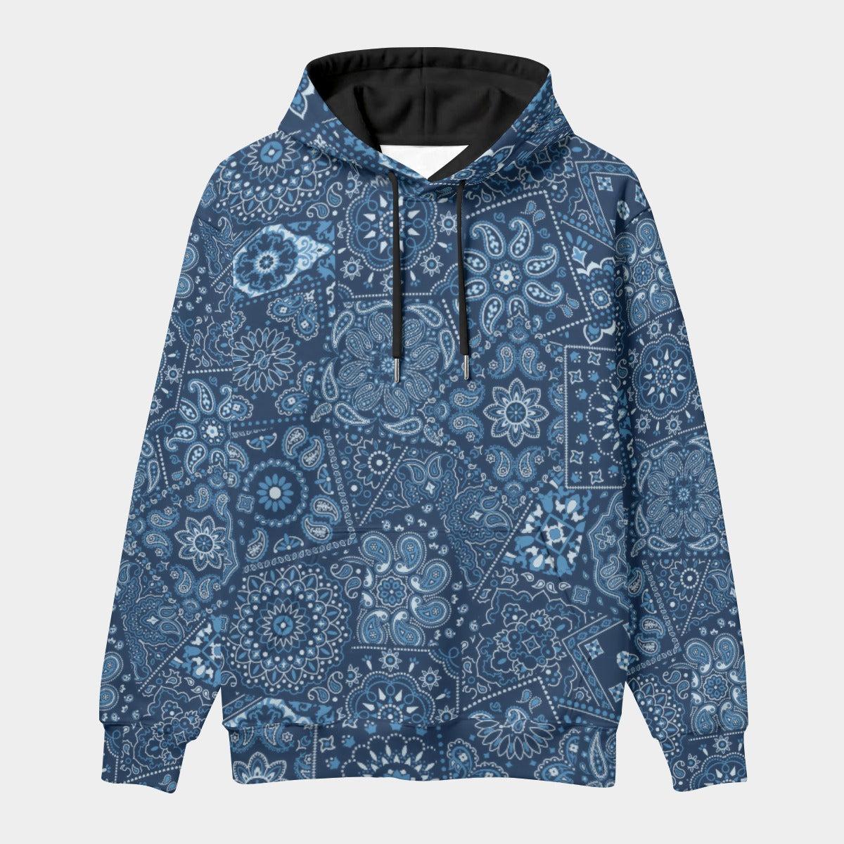 Blue Hanky (AOP Hoodie)-AOP Hoodie-Swish Embassy