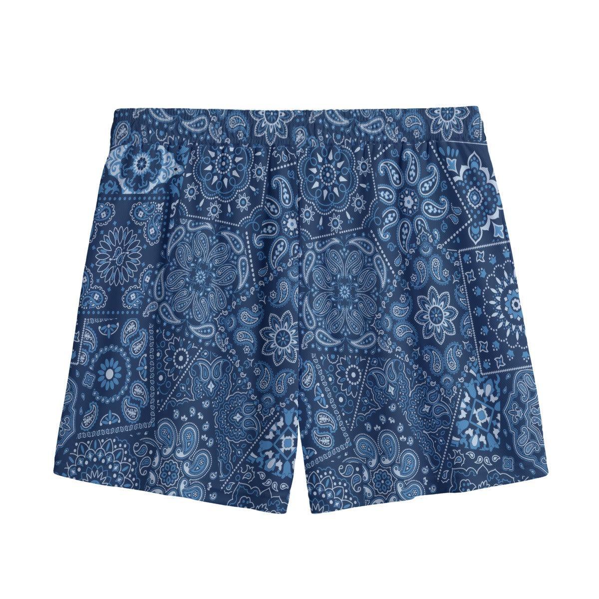 Blue Hanky (Shorts)-Shorts-Swish Embassy