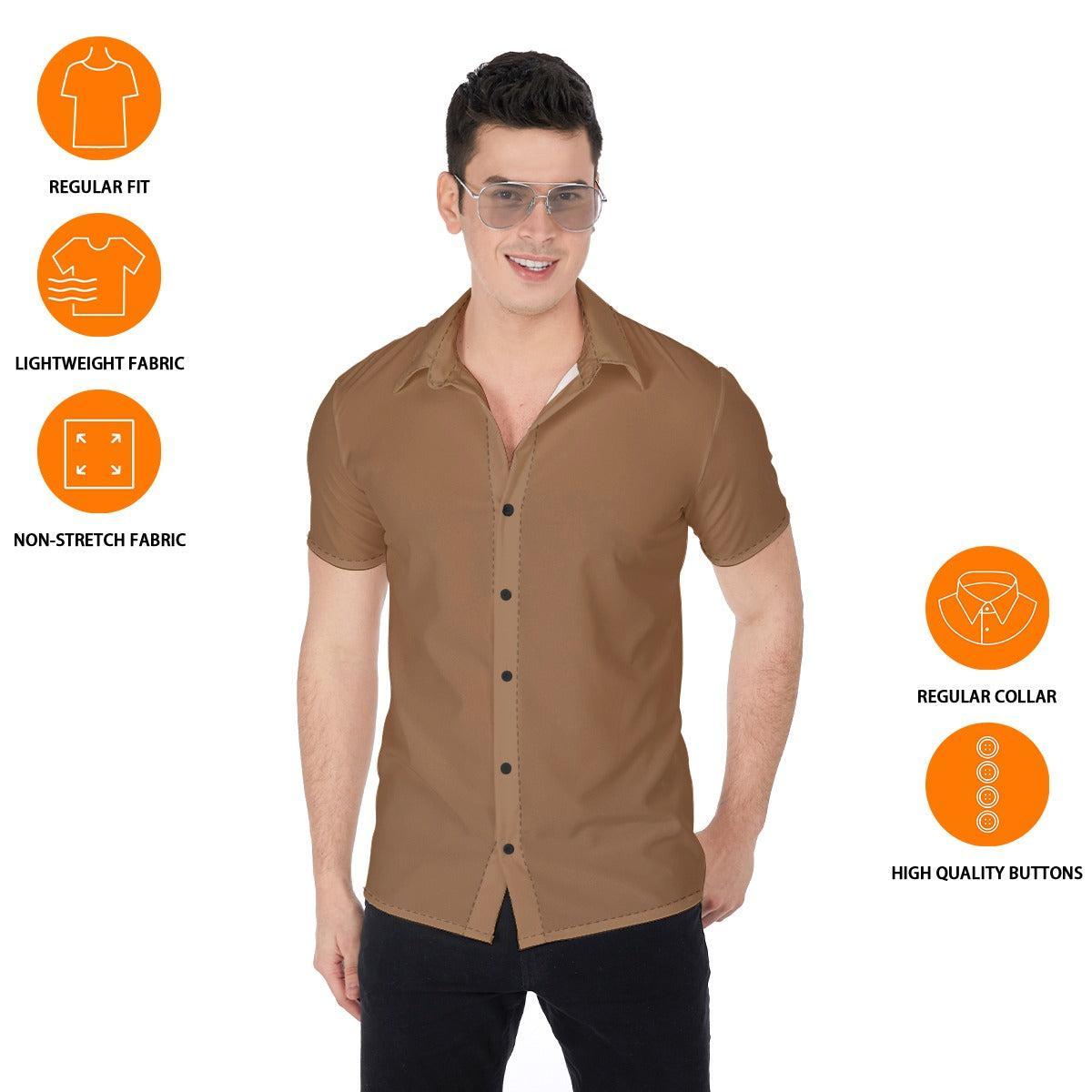 Caramel Drip (Button Shirt)-Button Shirt-Swish Embassy