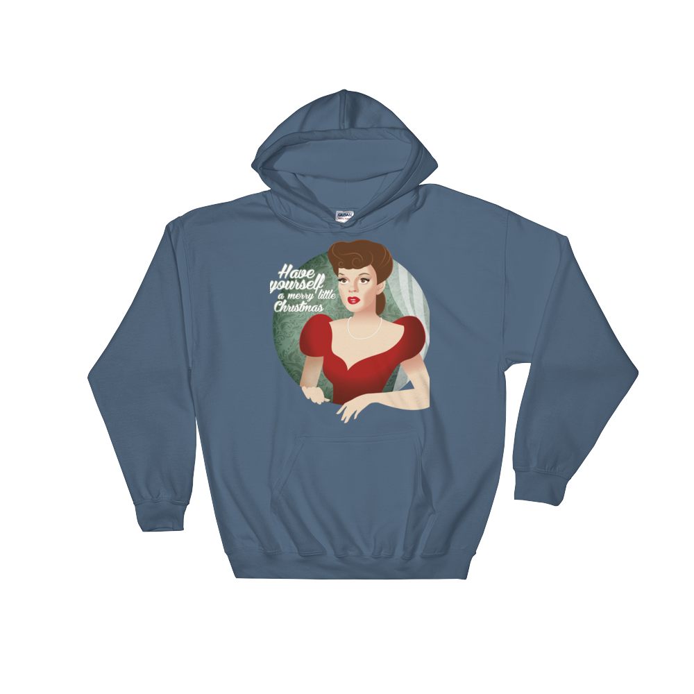 Christmas Garland (Hoodie)-Christmas Hoodies-Swish Embassy