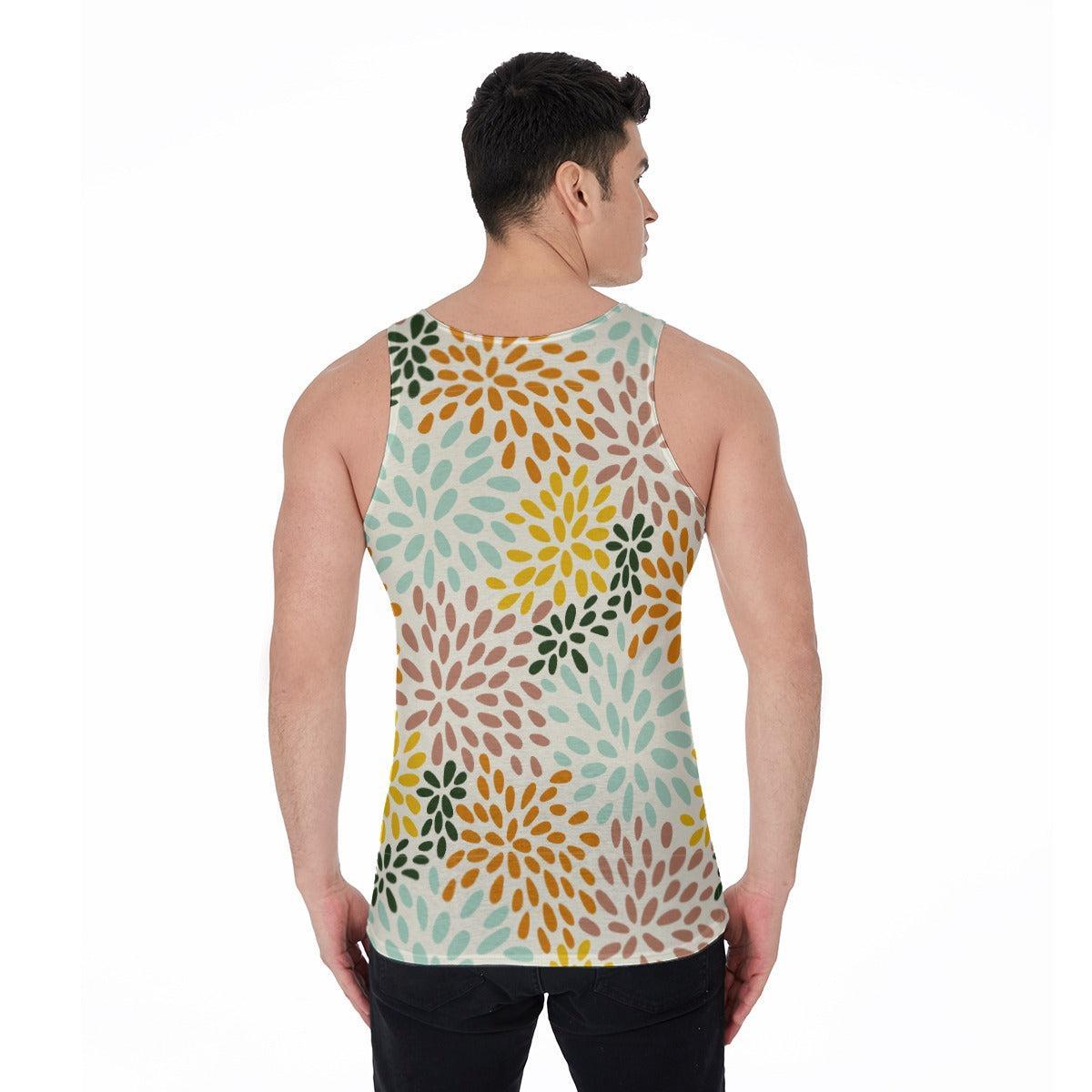 Chrysanthemum (Allover Tank Top)-Allover Tank Top-Swish Embassy