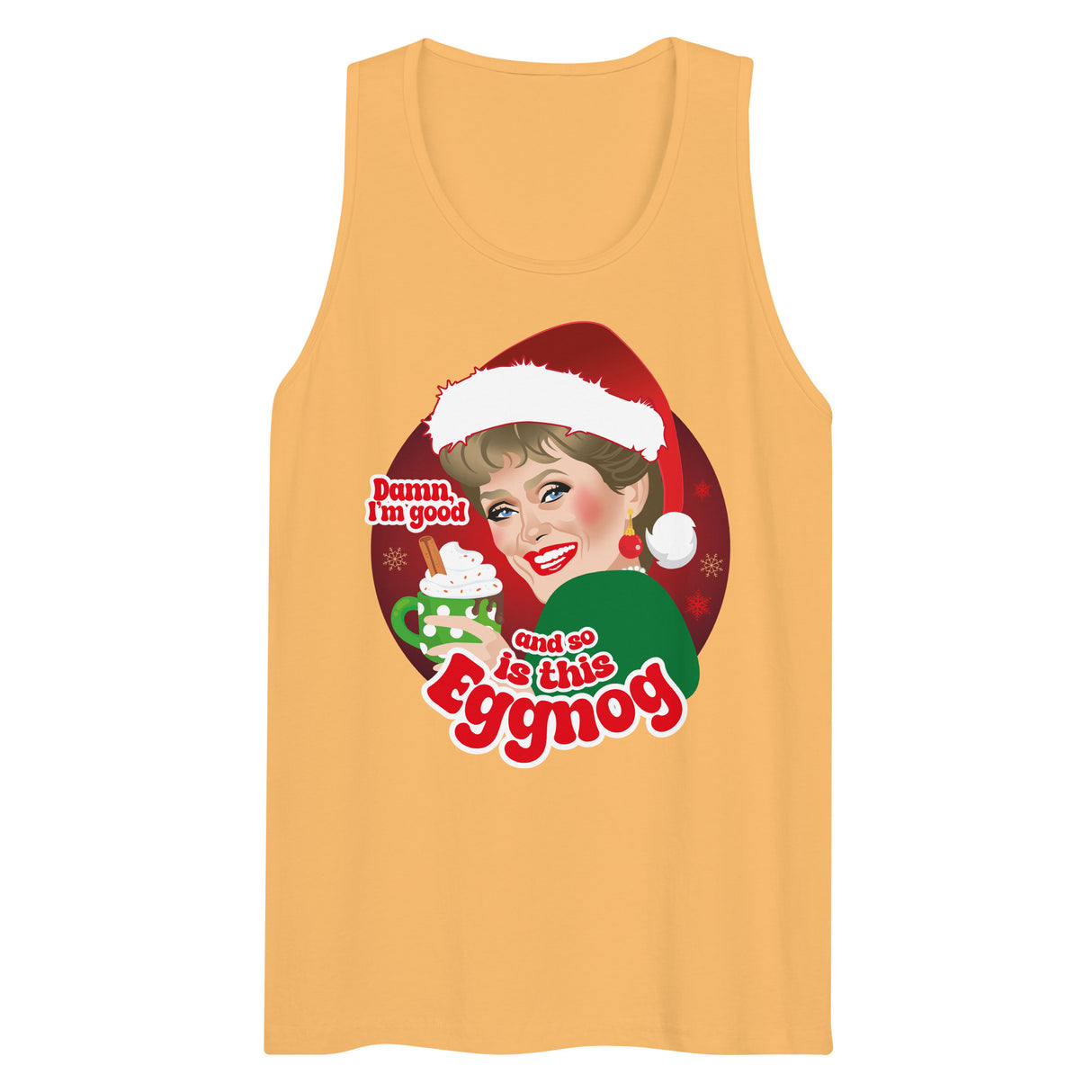 Damn Eggnog (Tank top)-Tank Top-Swish Embassy