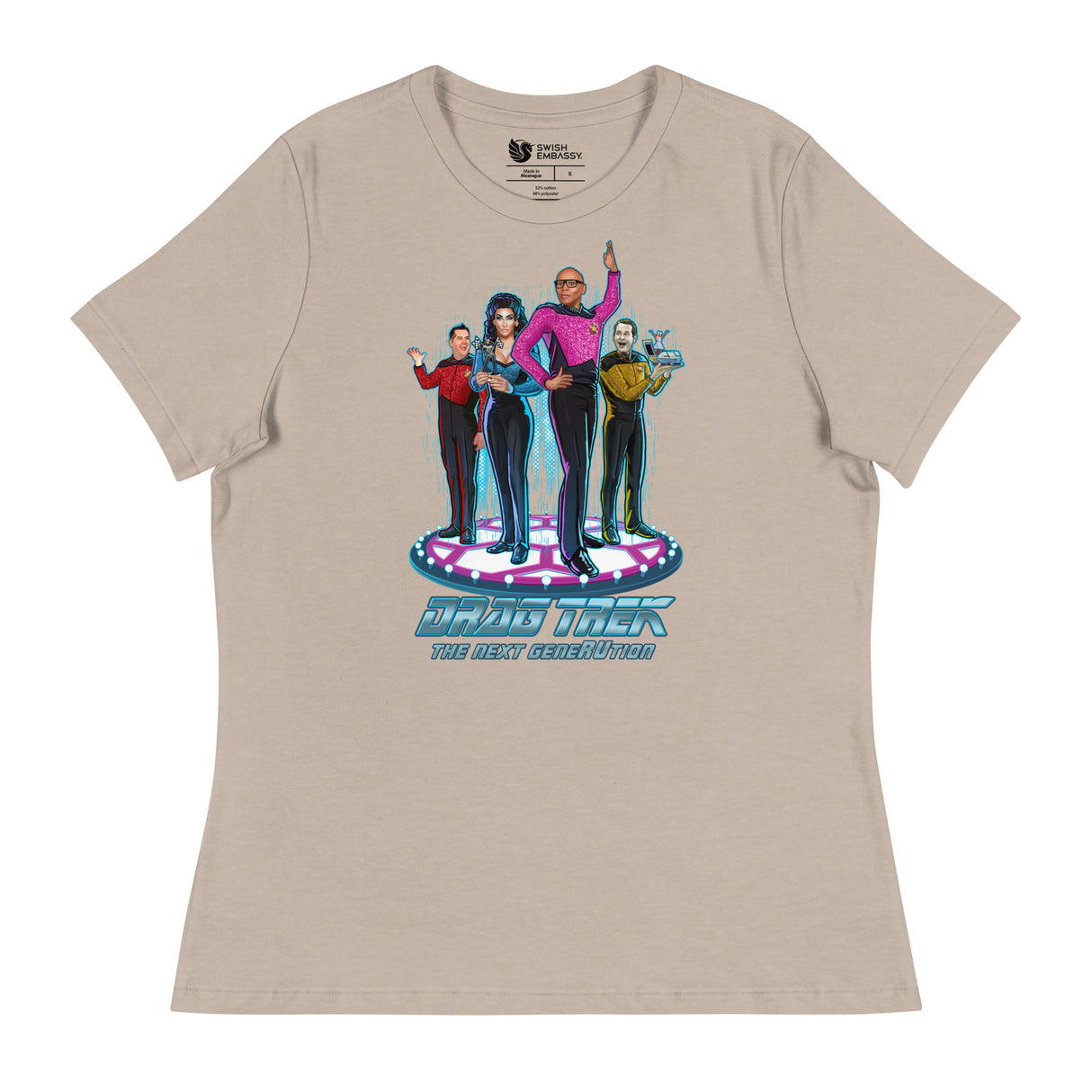 Drag Trek (Women's Relaxed T-Shirt)-Women's T-Shirts-Swish Embassy