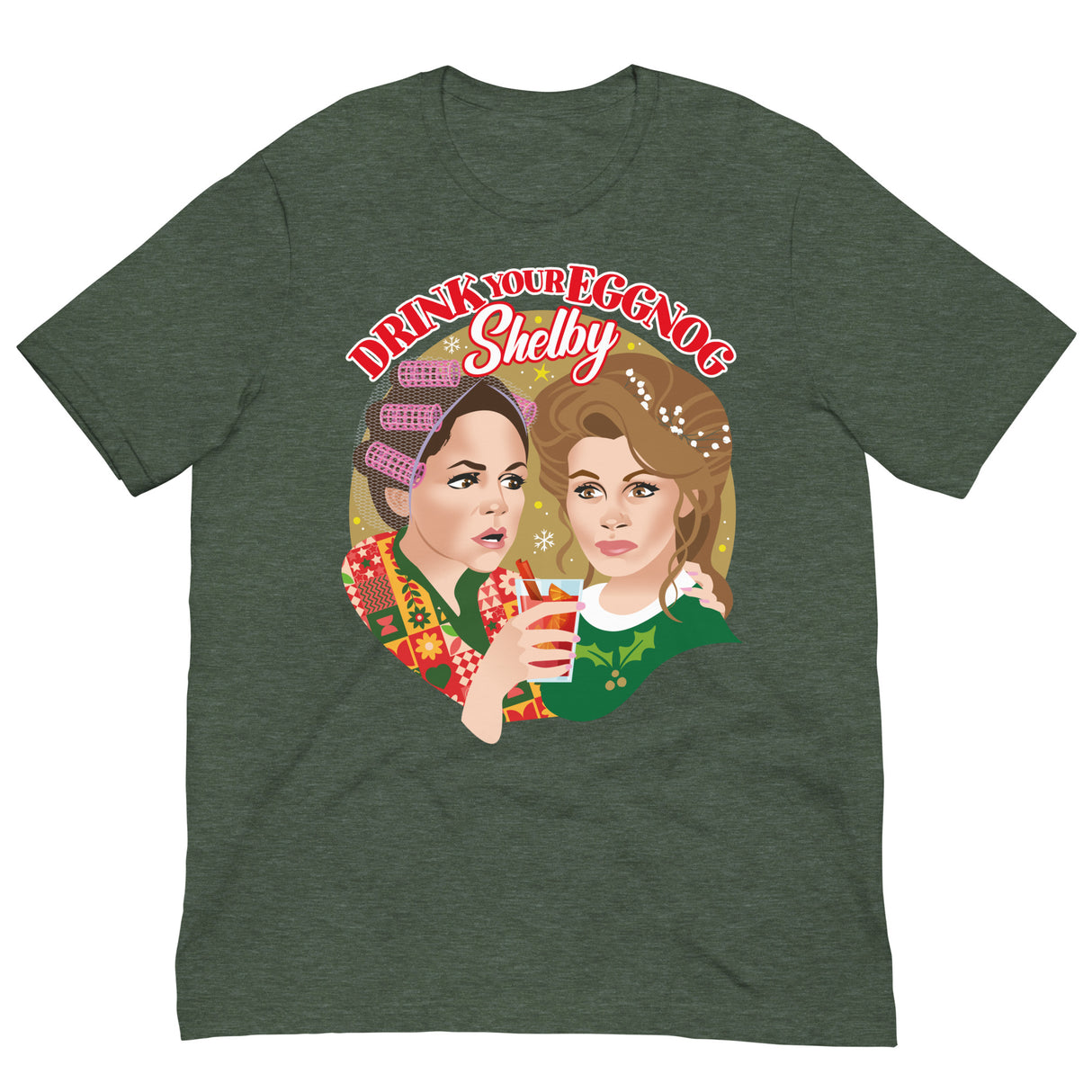 Drink Your Eggnog Shelby-Christmas T-Shirts-Swish Embassy