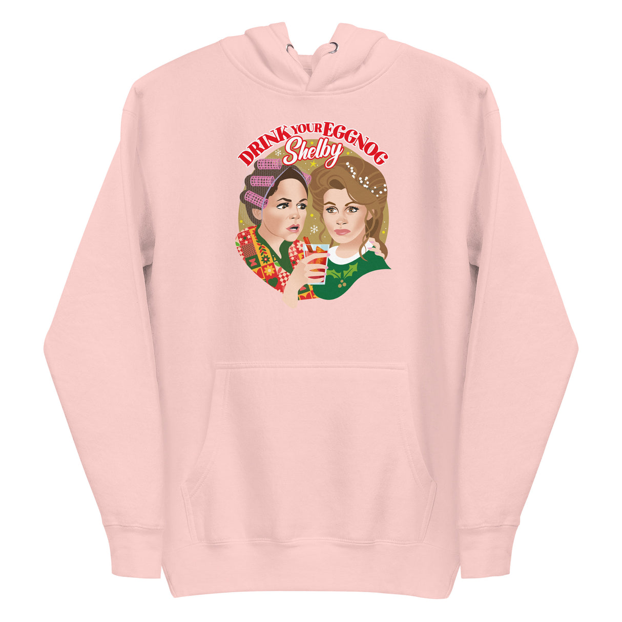 Drink Your Eggnog Shelby (Hoodie)-Christmas Hoodies-Swish Embassy