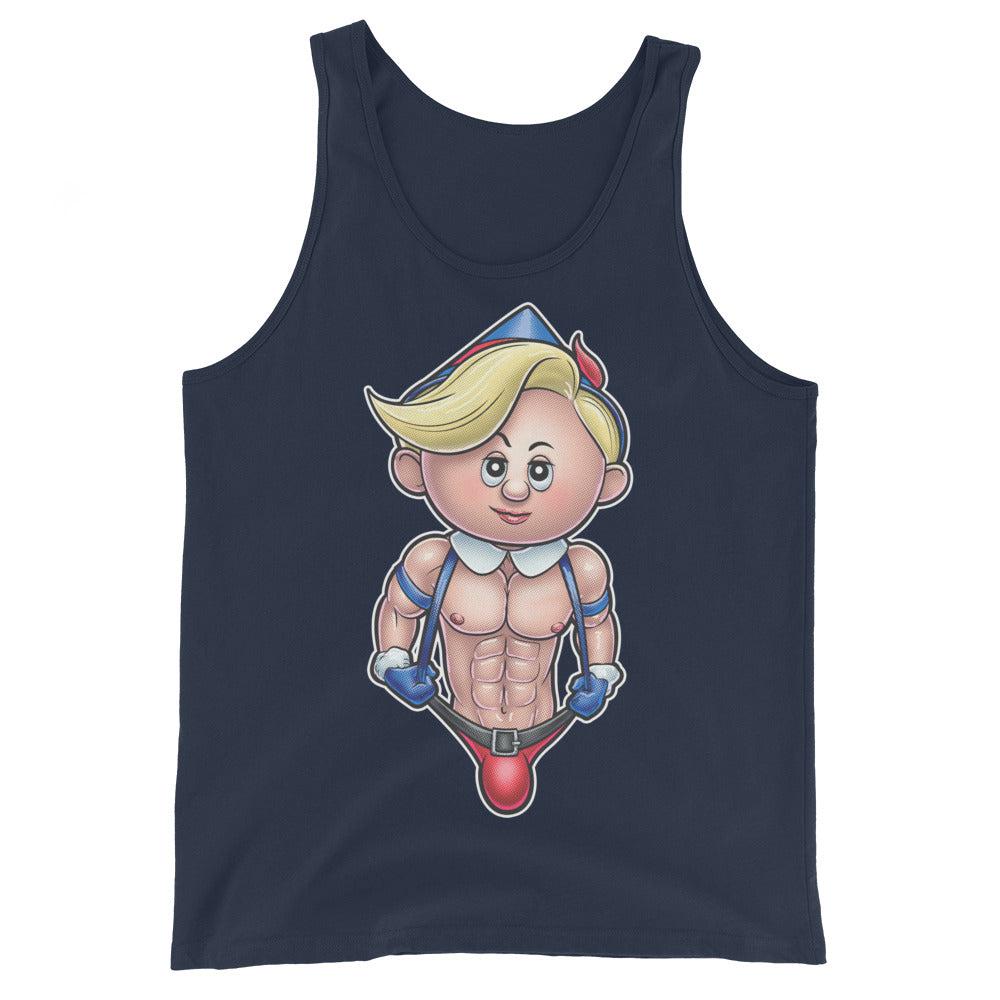 Elfin Good Time (Tank Top)-Christmas Tank Tops-Swish Embassy