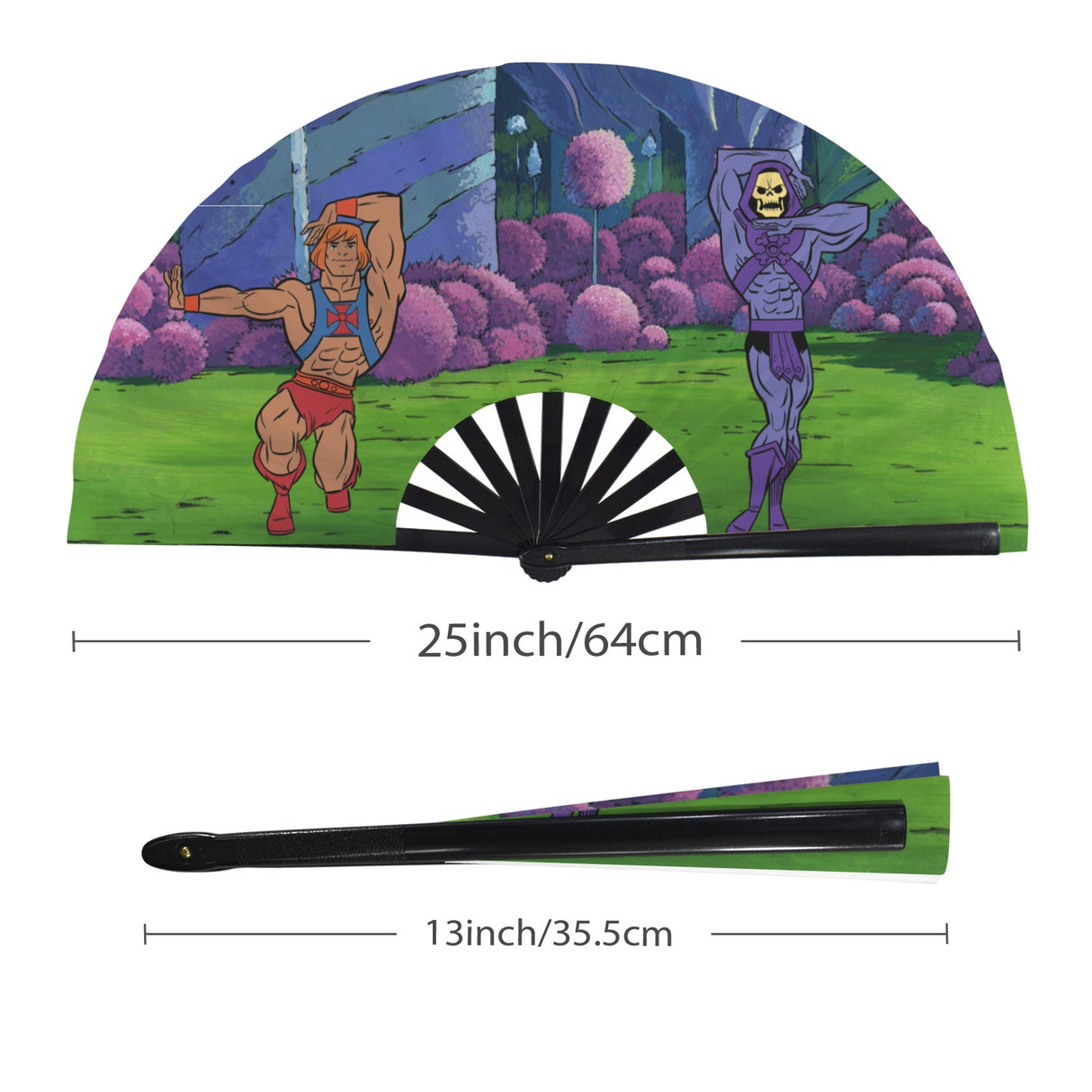 Eternia is Burning (Folding Clack Fan)-Folding Fans-Swish Embassy