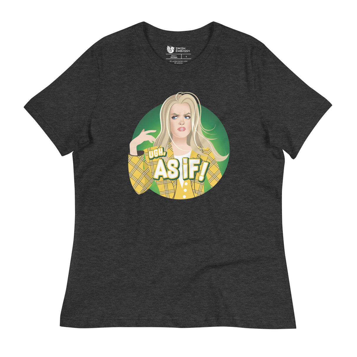 Ew, As If! (Women's Relaxed T-Shirt)-Women's T-Shirts-Swish Embassy