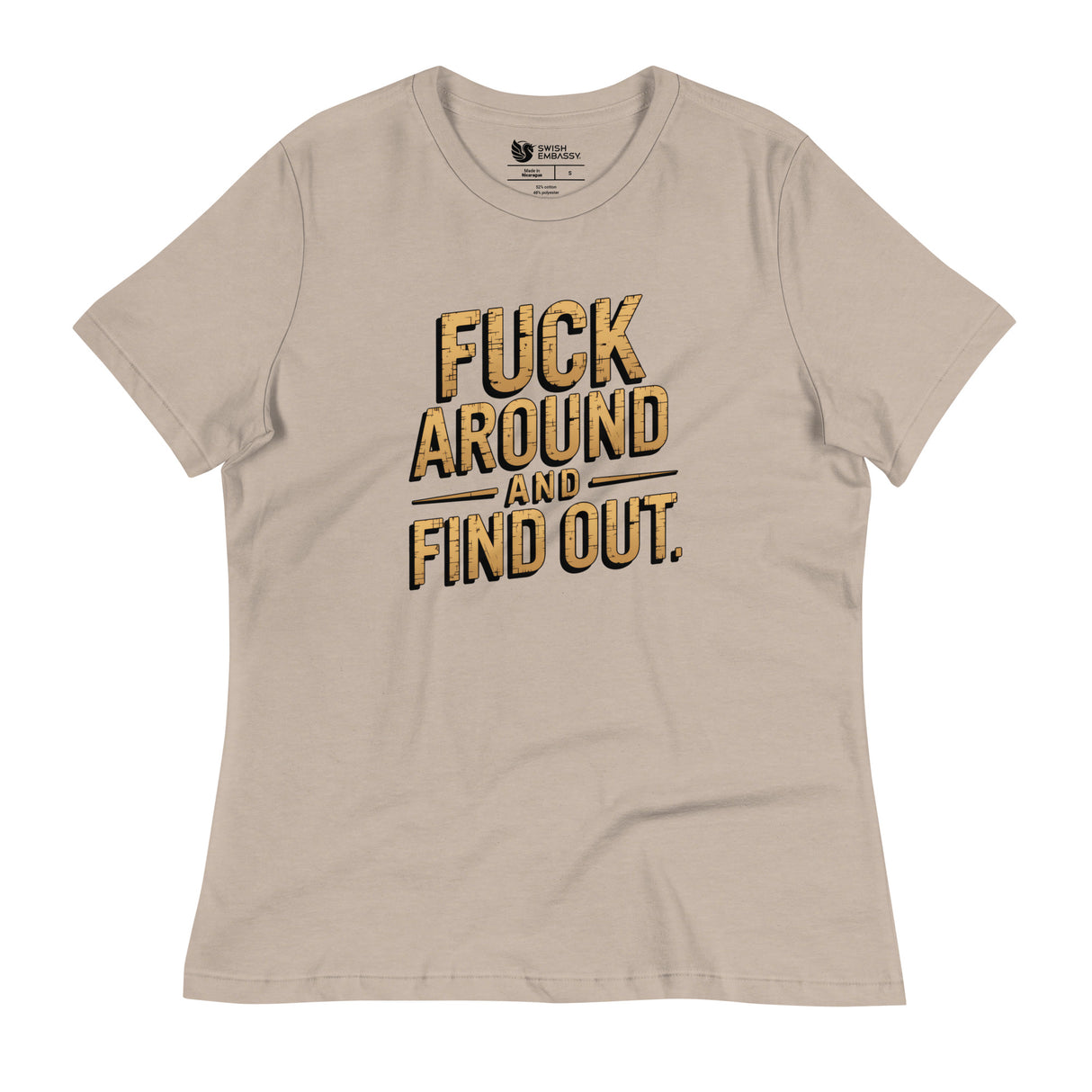FAFO (Women's Relaxed T-Shirt)-Women's T-Shirts-Swish Embassy