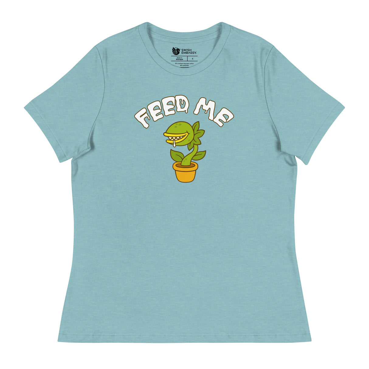 Feed Me (Women's Relaxed T-Shirt)-Women's T-Shirts-Swish Embassy