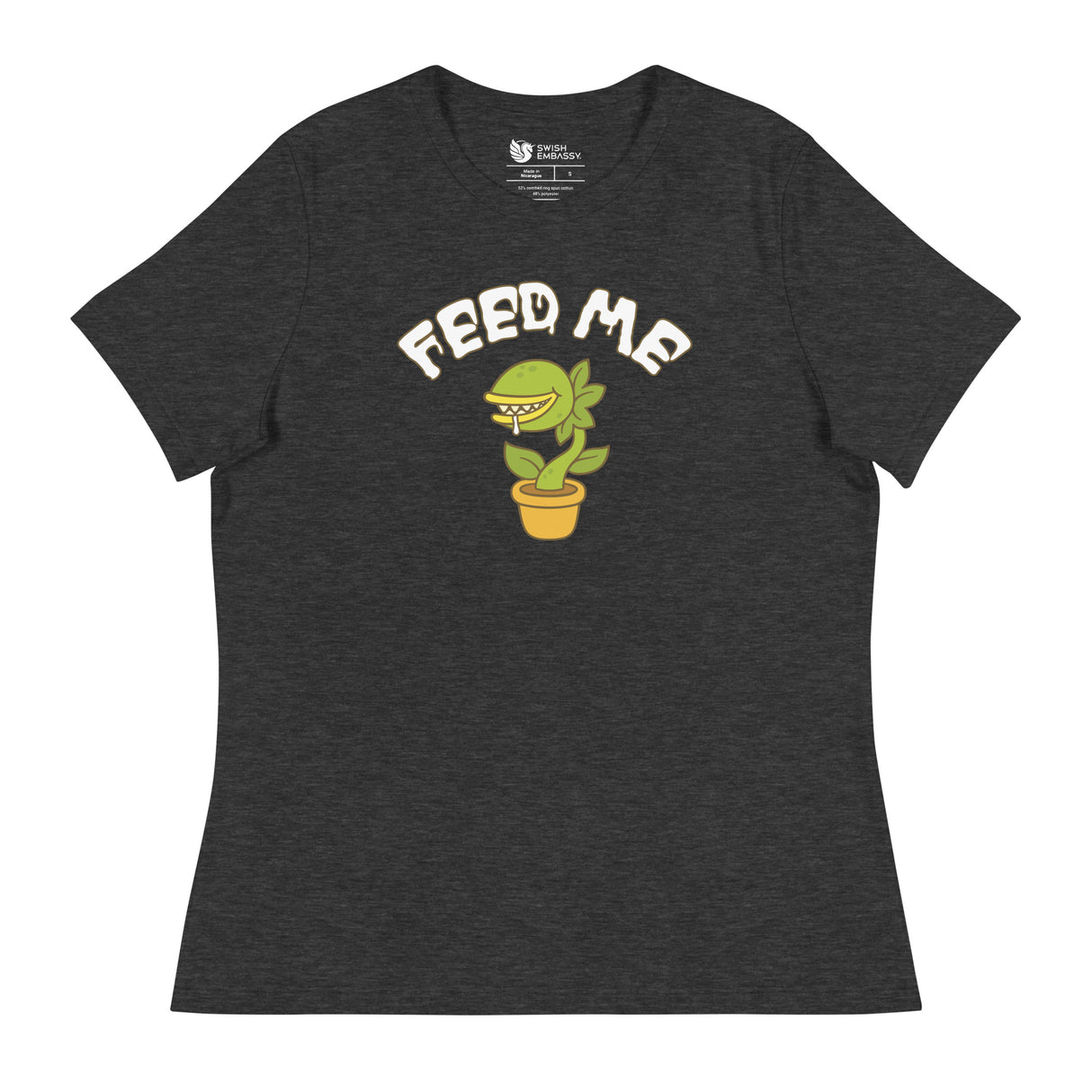 Feed Me (Women's Relaxed T-Shirt)-Women's T-Shirts-Swish Embassy