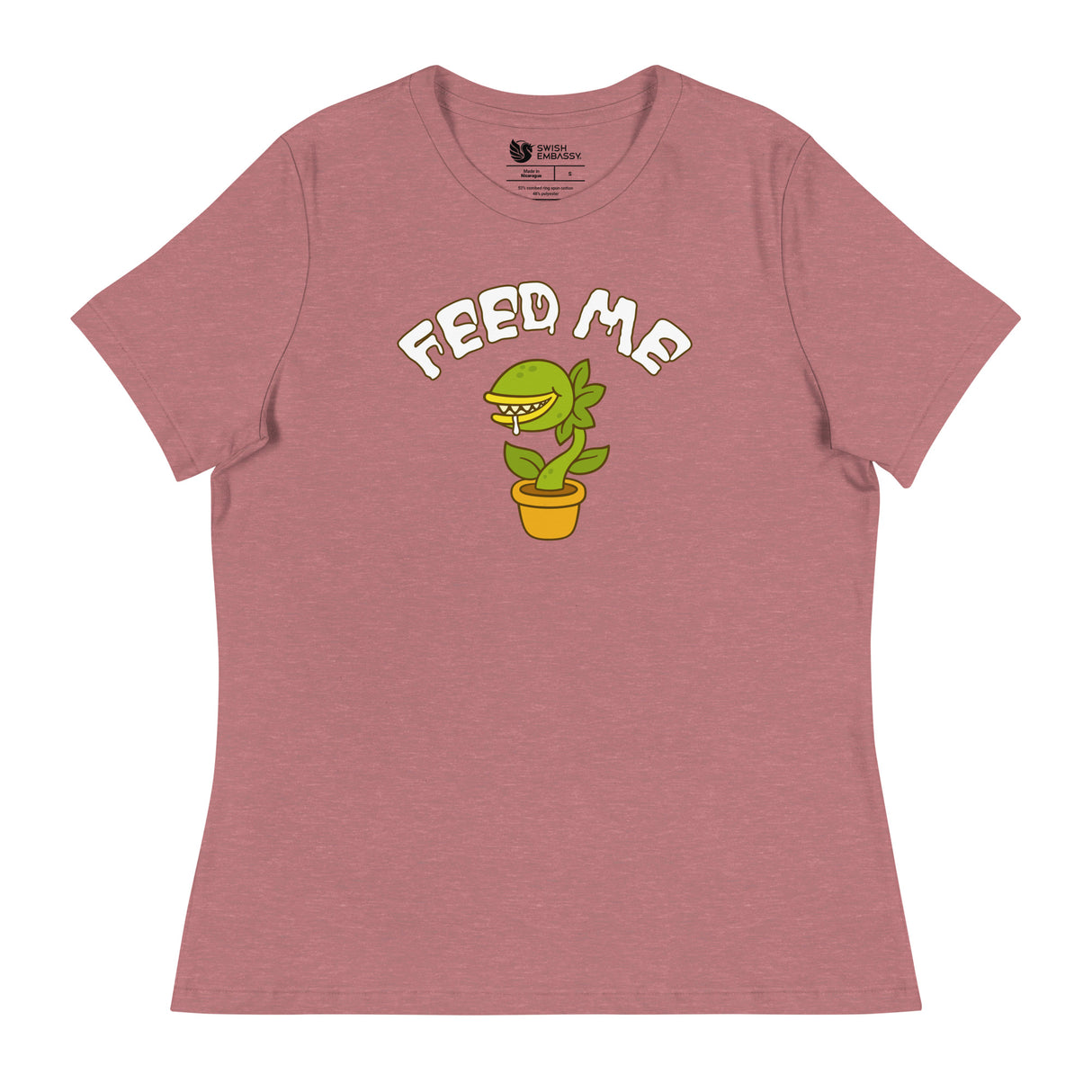 Feed Me (Women's Relaxed T-Shirt)-Women's T-Shirts-Swish Embassy