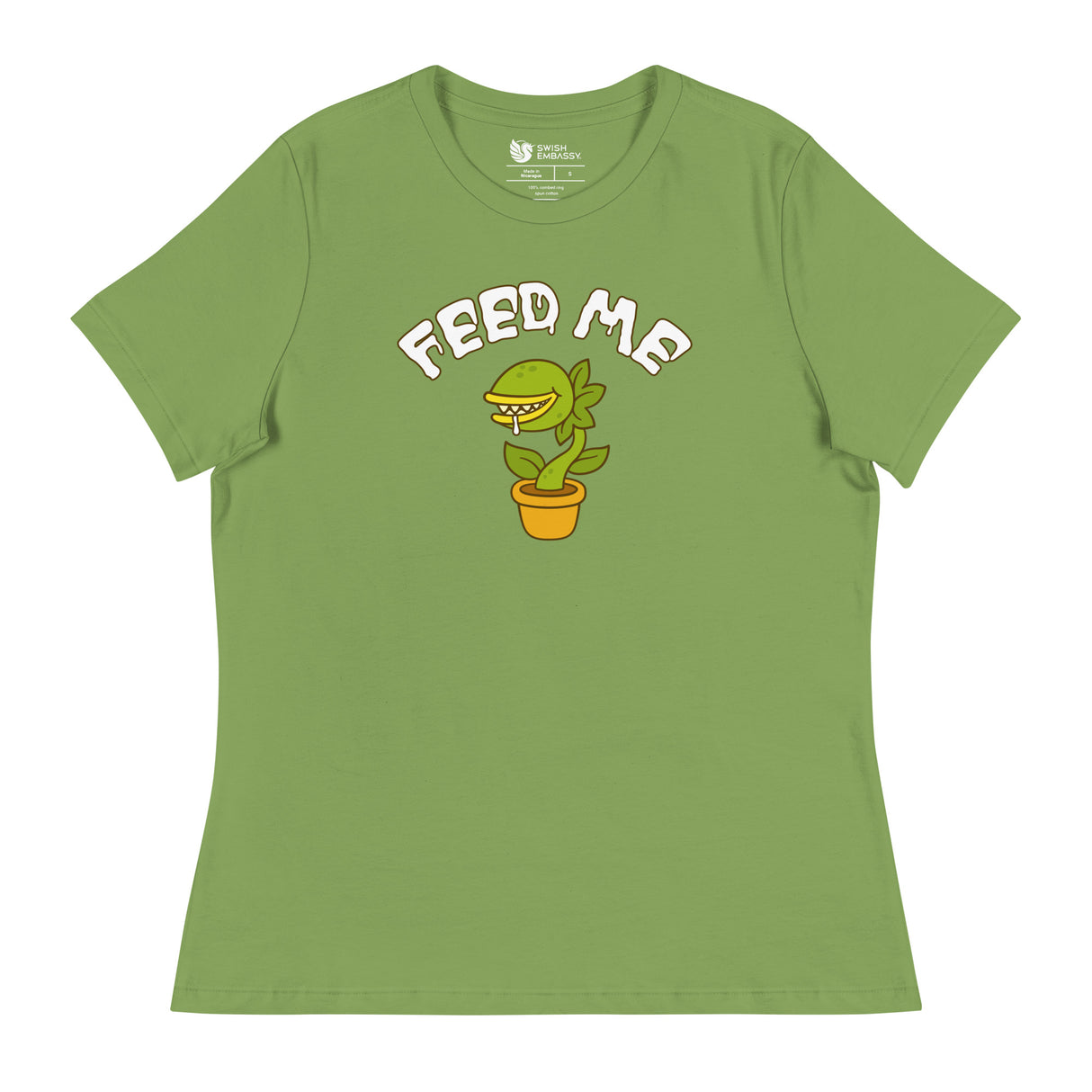 Feed Me (Women's Relaxed T-Shirt)-Women's T-Shirts-Swish Embassy