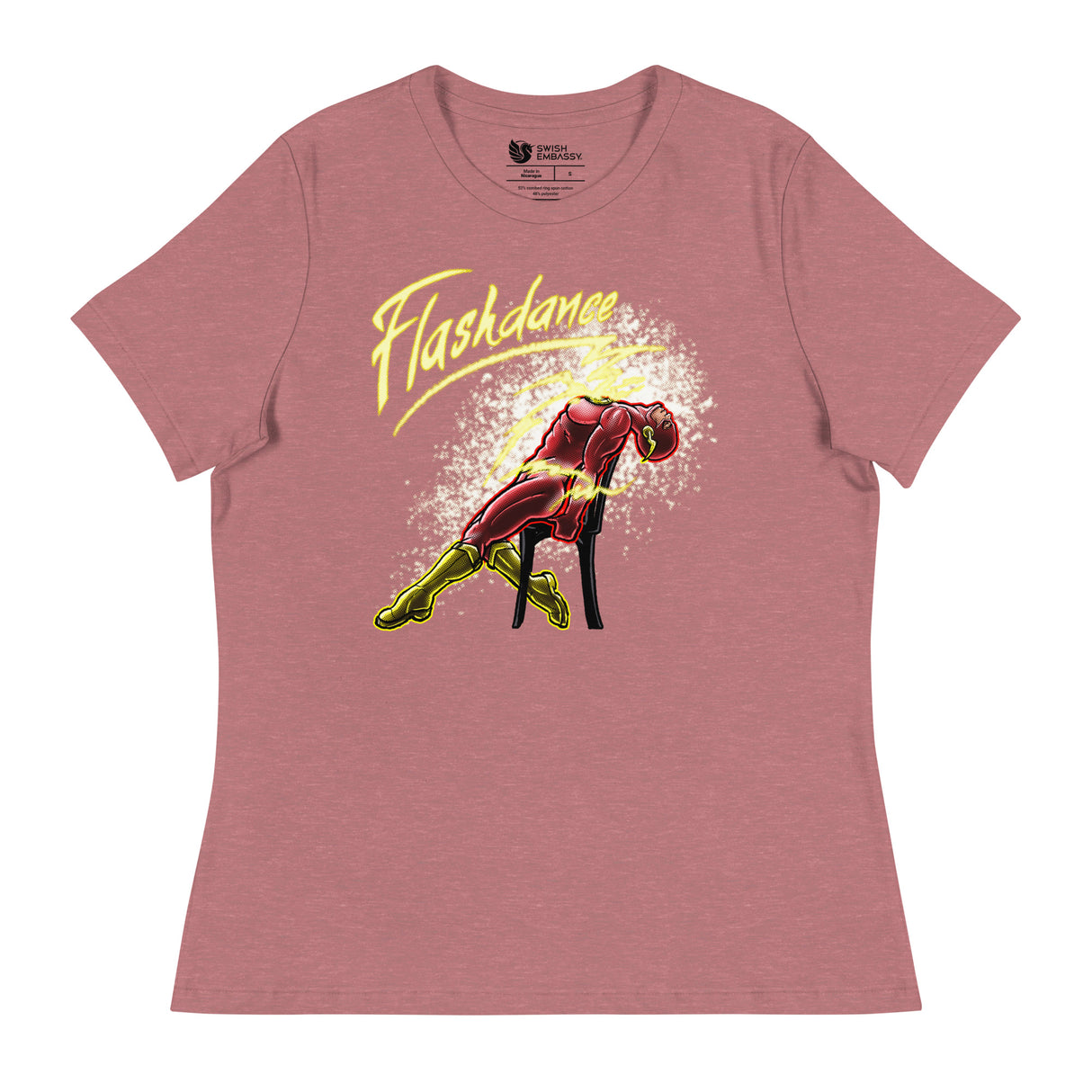 Flashdance (Women's Relaxed T-Shirt)-Women's T-Shirts-Swish Embassy