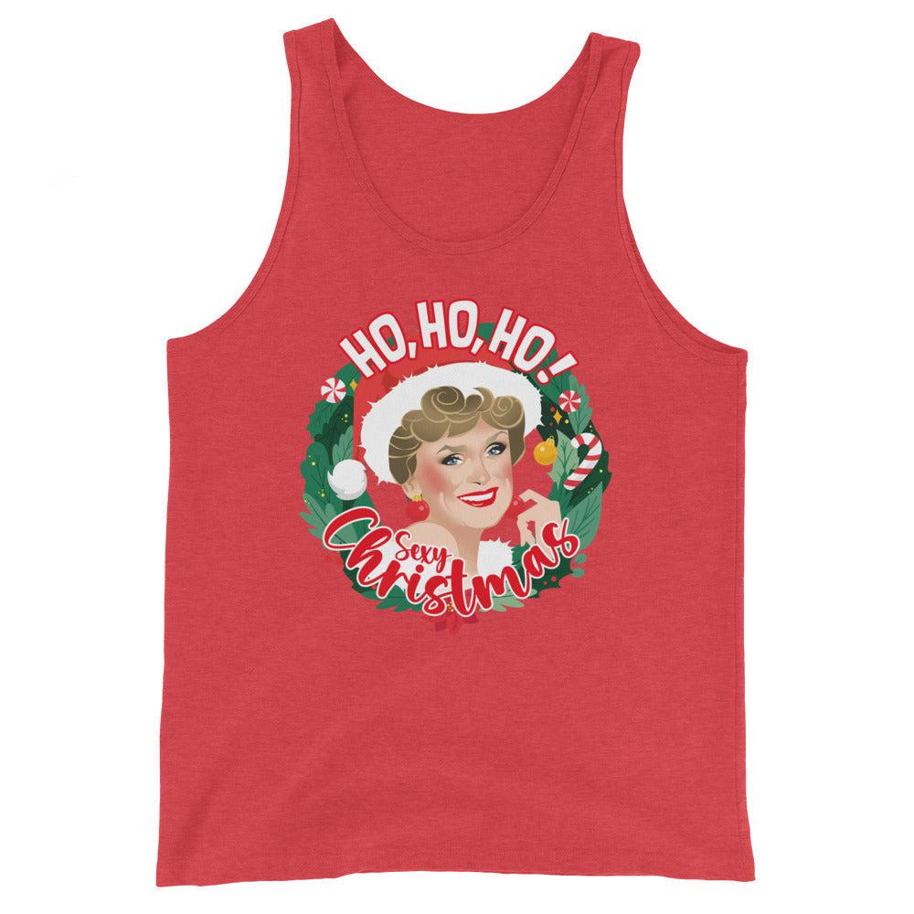 GG Ho Ho Ho Xmas (Tank Top)-Christmas Tank Tops-Swish Embassy