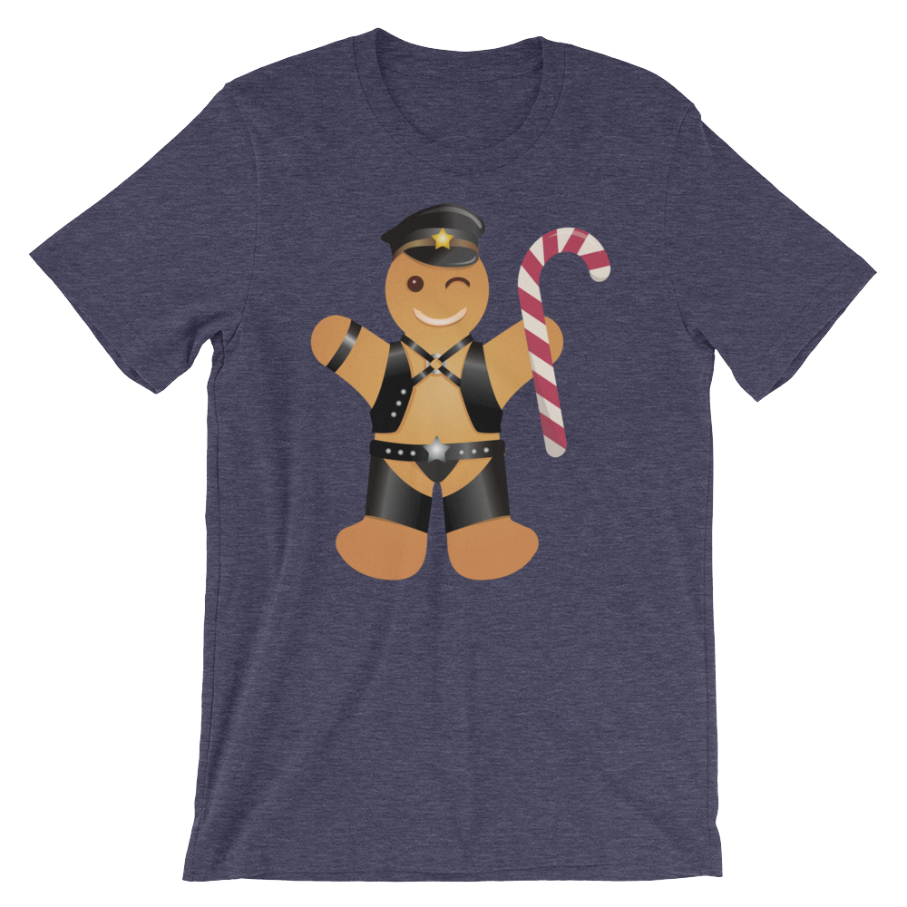 Gingerbread Leather Man-T-Shirts-Swish Embassy