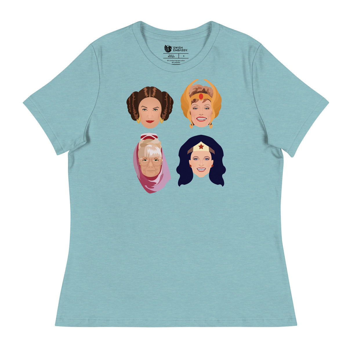 Golden League (Women's Relaxed T-Shirt)-Women's T-Shirts-Swish Embassy