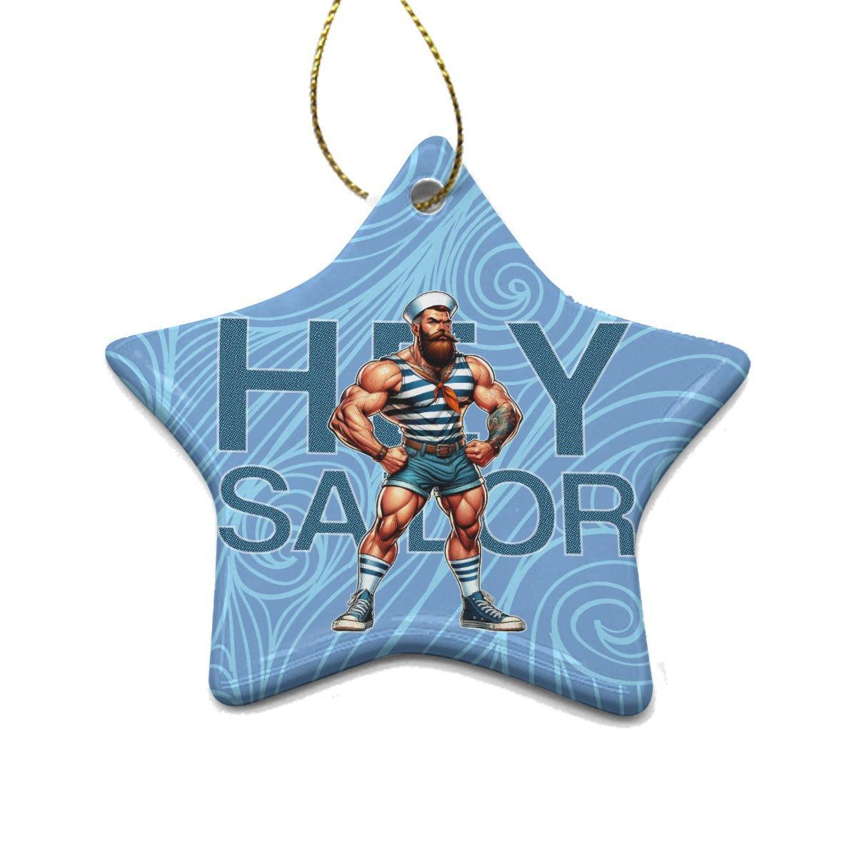 Hey Sailor (Ceramic Holiday Keepsake)-Ceramic Holiday Keepsake-Swish Embassy