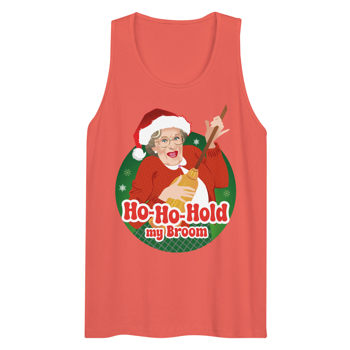 Ho Ho Hold My Broom (Tank top)-Tank Top-Swish Embassy