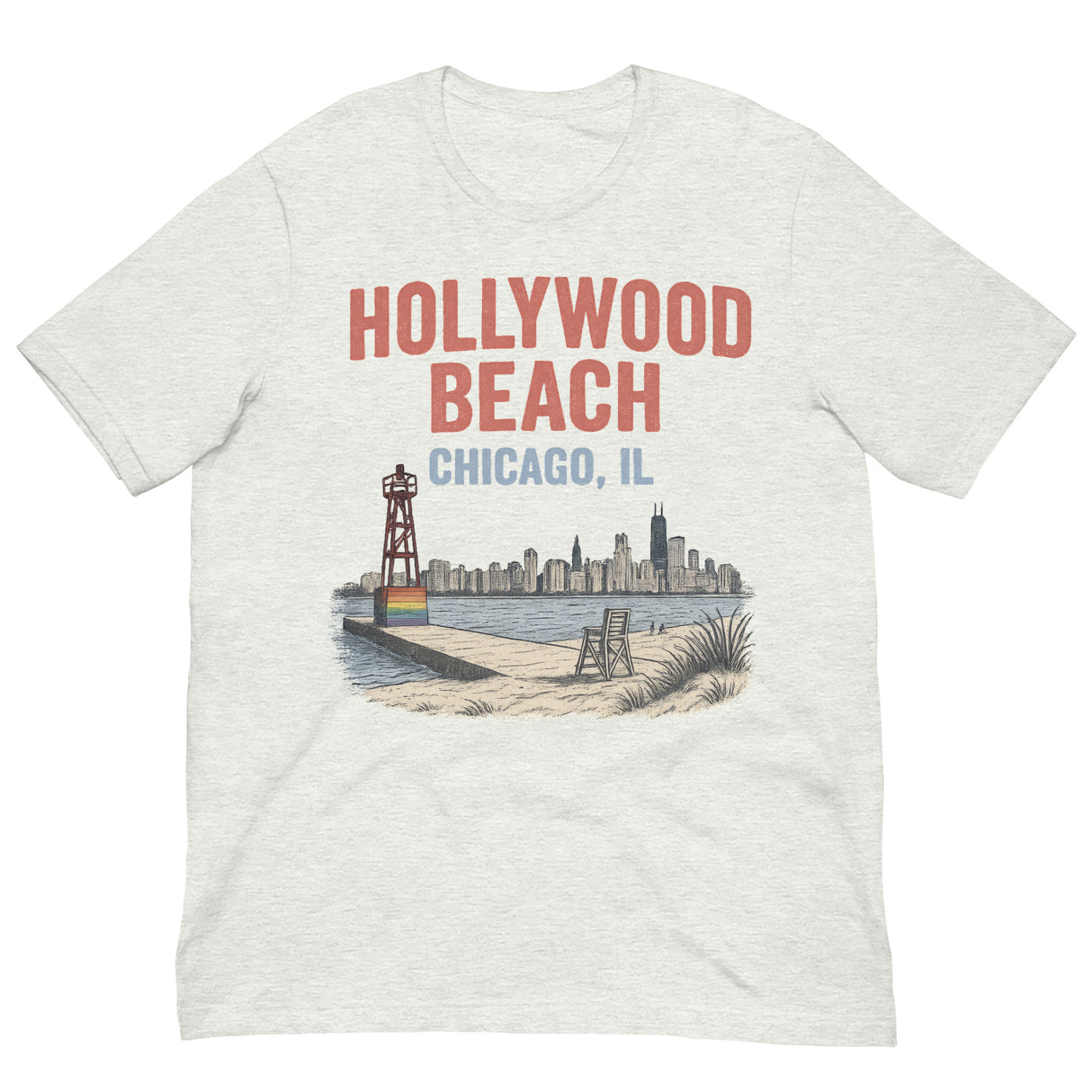 Hollywood Beach-T-Shirts-Swish Embassy
