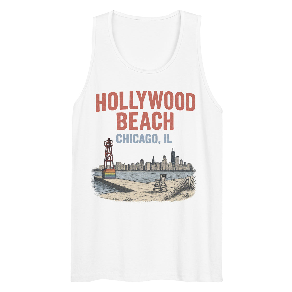 Hollywood Beach (Tank Top)-Tank Top (Staging)-Swish Embassy