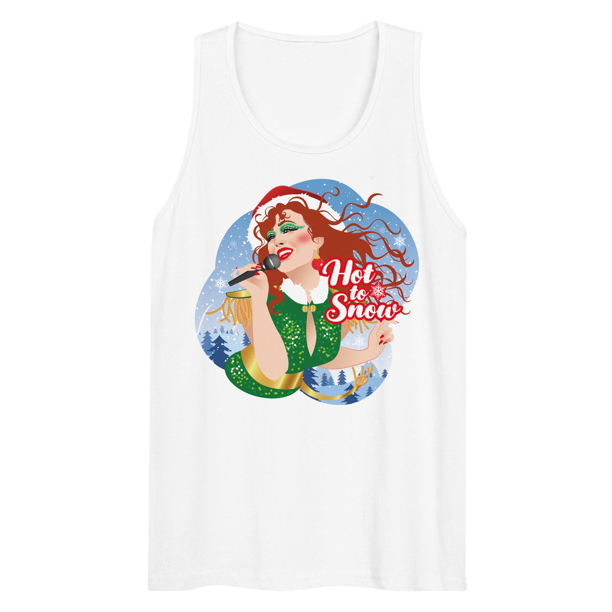 Hot To Snow (Tank top)-Tank Top-Swish Embassy
