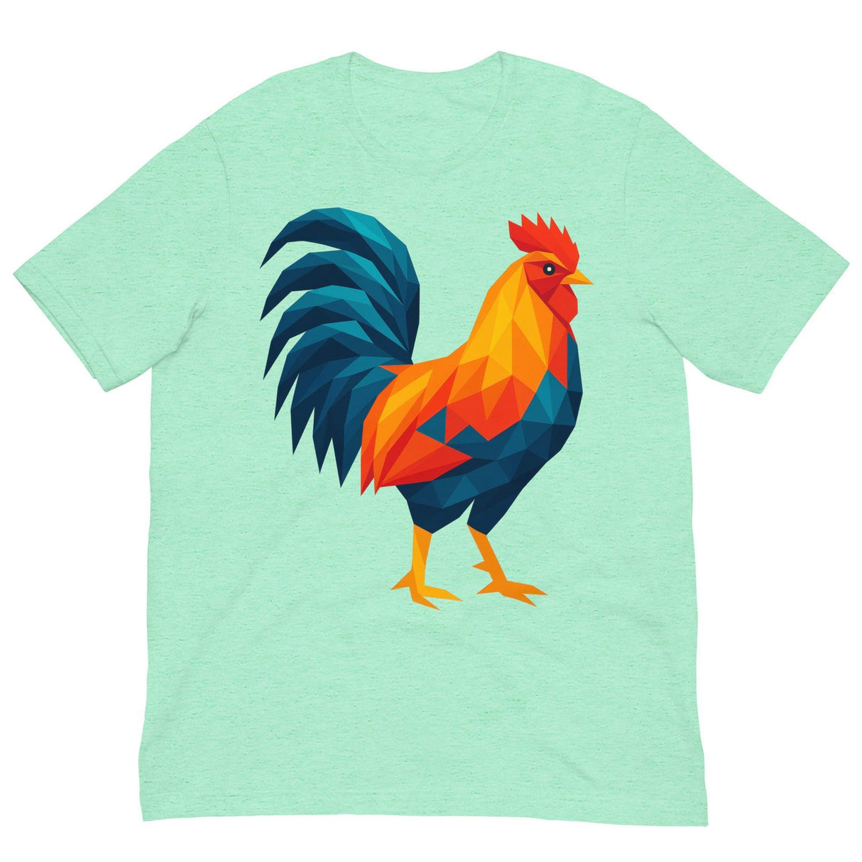 Huge Polygon Rooster-T-Shirts-Swish Embassy