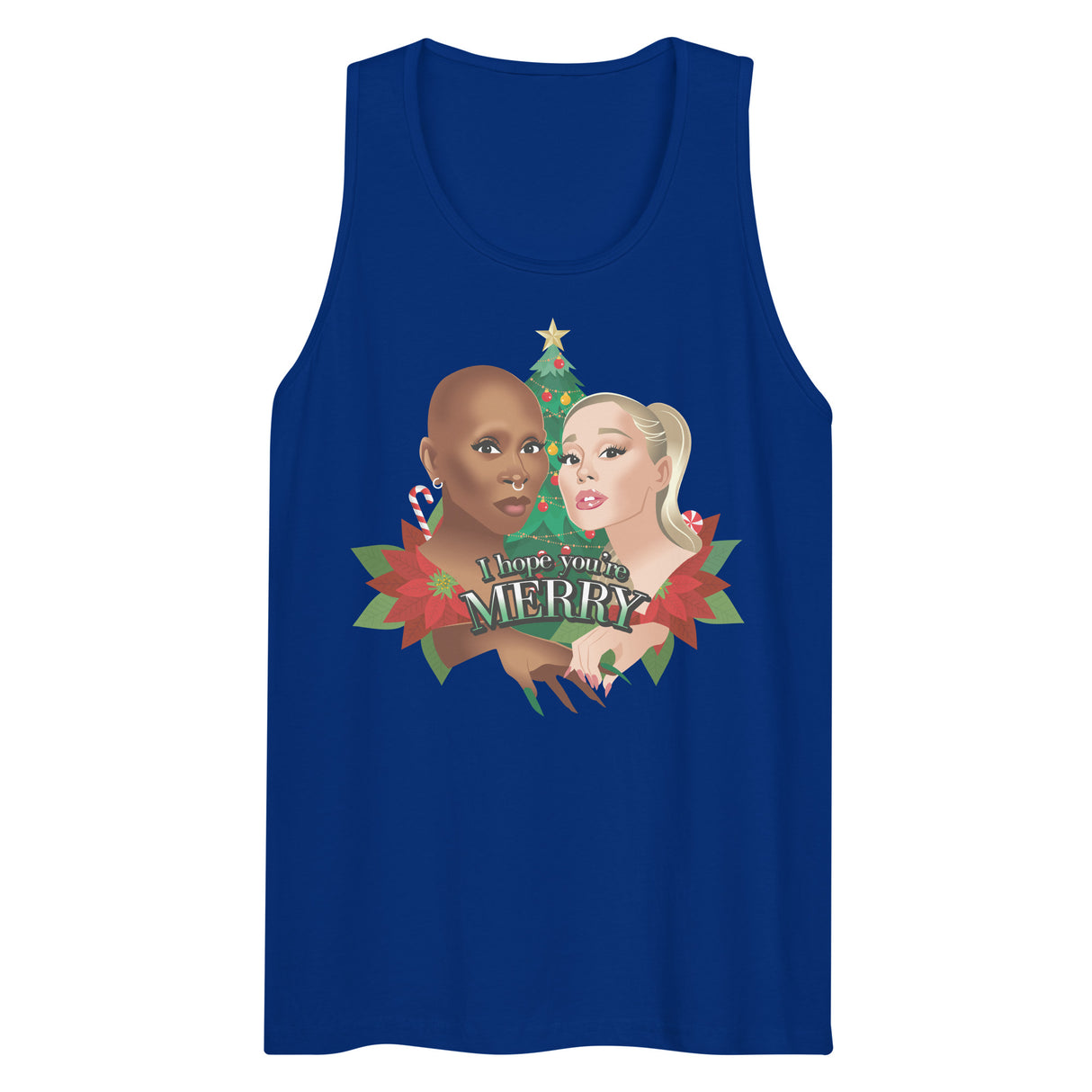 I Hope You're Merry (Tank top)-Tank Top-Swish Embassy