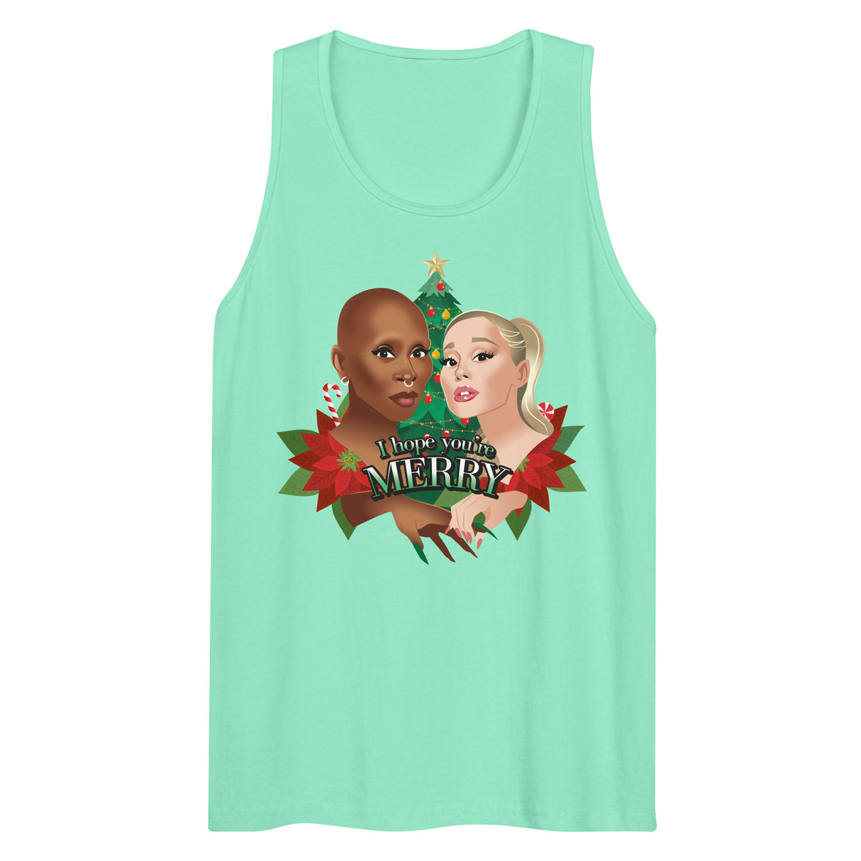 I Hope You're Merry (Tank top)-Tank Top-Swish Embassy