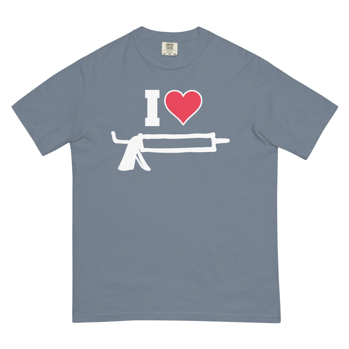 I Love Caulk (Boxy Tee)-Boxy T-Shirt-Swish Embassy