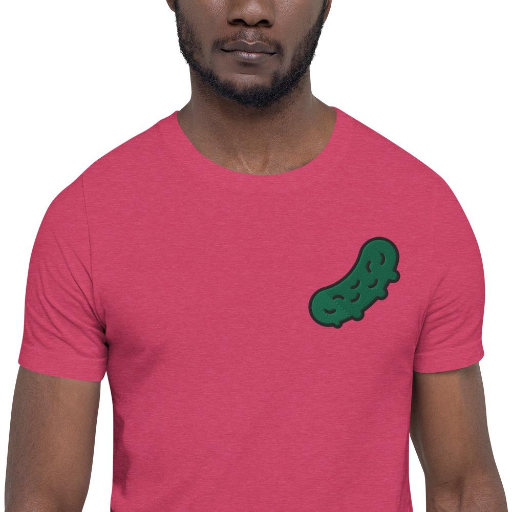In A Pickle (Embroidered)-Embroidered T-Shirts-Swish Embassy