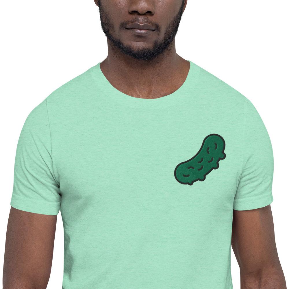 In A Pickle (Embroidered)-Embroidered T-Shirts-Swish Embassy