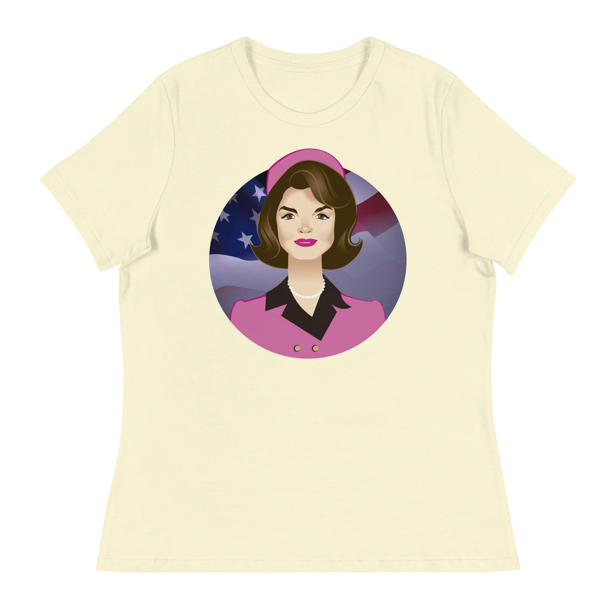 Jackie-O (Women's Relaxed T-Shirt)-Women's T-Shirts-Swish Embassy