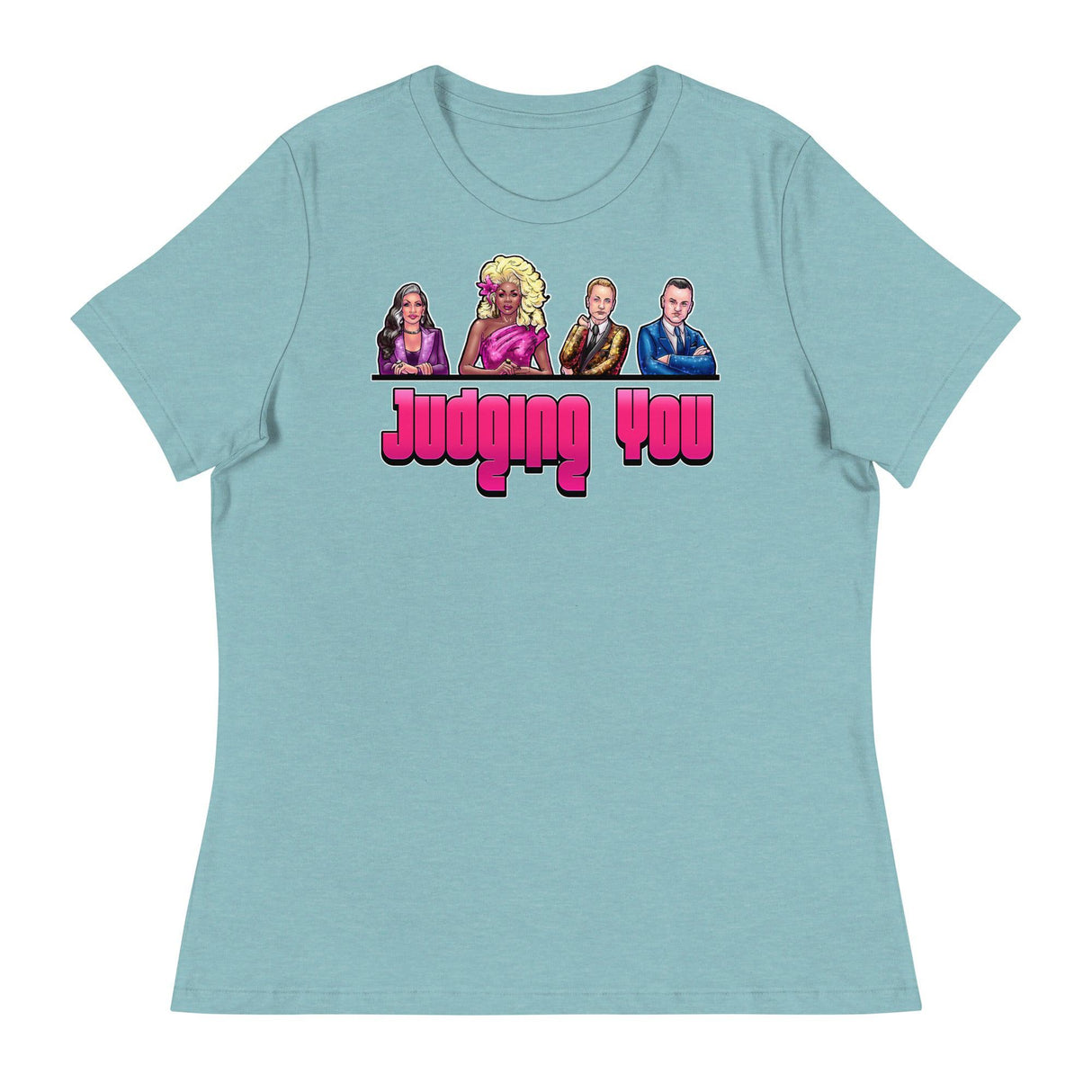 Judging You (Women's Relaxed T-Shirt)-Women's T-Shirts-Swish Embassy