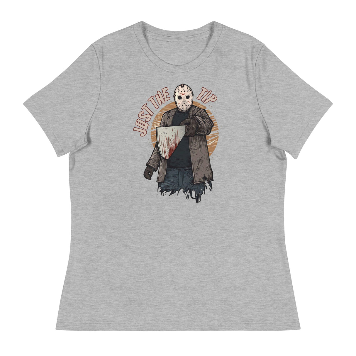 Just the Tip of Horror (Women's Relaxed T-Shirt)-Women's T-Shirts-Swish Embassy