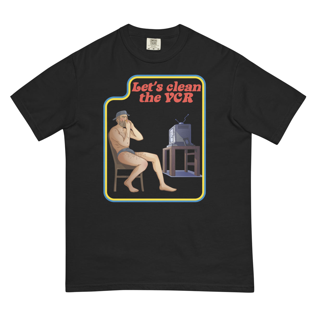 Let's Clean the VCR (Boxy Tee)-Boxy T-Shirt-Swish Embassy