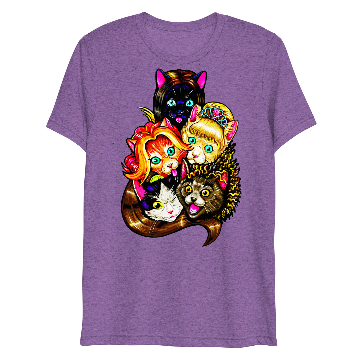 Meow Tell Me What You Want (Triblend)-Triblend T-Shirt-Swish Embassy