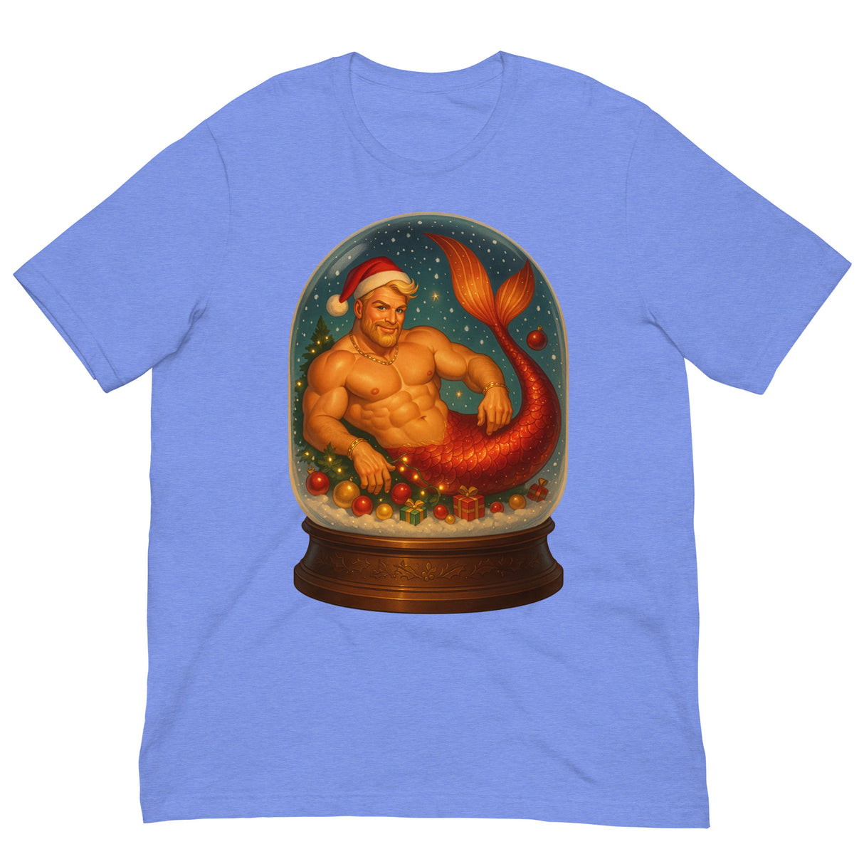 Merman in a Snow Globe-T-Shirts-Swish Embassy