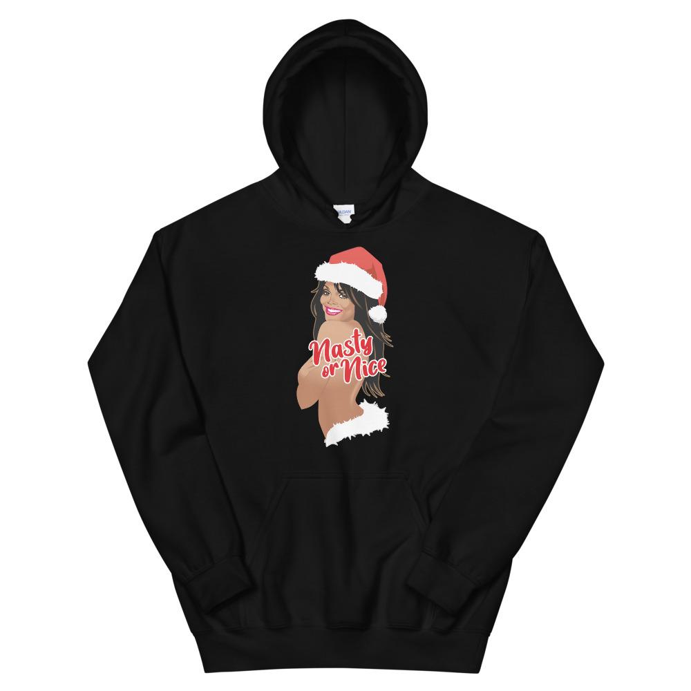 Nasty or Nice (Hoodie)-Christmas Hoodies-Swish Embassy