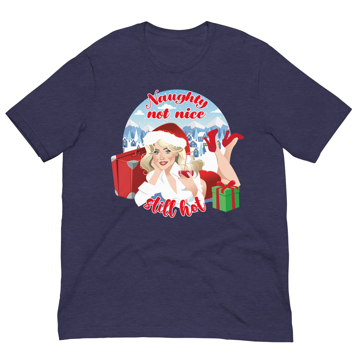 Naughty Not Nice-Christmas T-Shirts-Swish Embassy