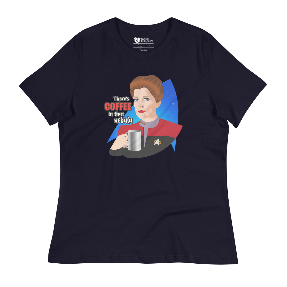 Nebula (Women's Relaxed T-Shirt)-Women's T-Shirts-Swish Embassy